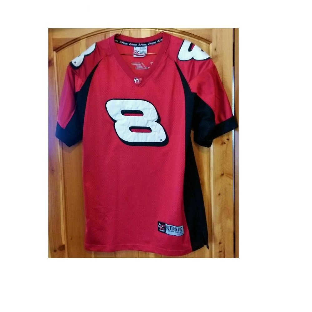Nascar Dale Earnhardt Jr. #8 Racing Jersey Chase Authentics Men's Medium